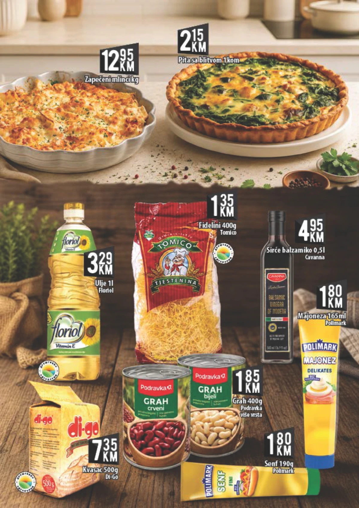 Kort katalog – ulje, grah i gotova jela po akcijskim cijenama