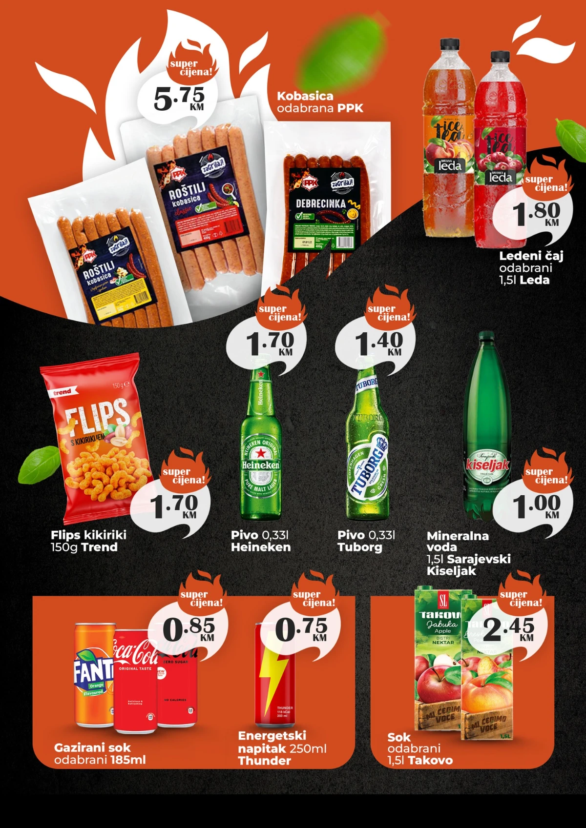 Namex akcija katalog strana 2 roštilj meso dodaci prehrana i piće sniženja maj 2026