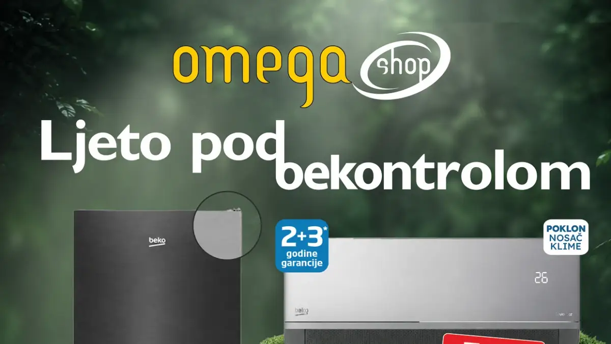 Omega Shop katalog za juli 2026 donosi popuste do 40% na tehniku, bijelu tehniku i kućanske uređaje