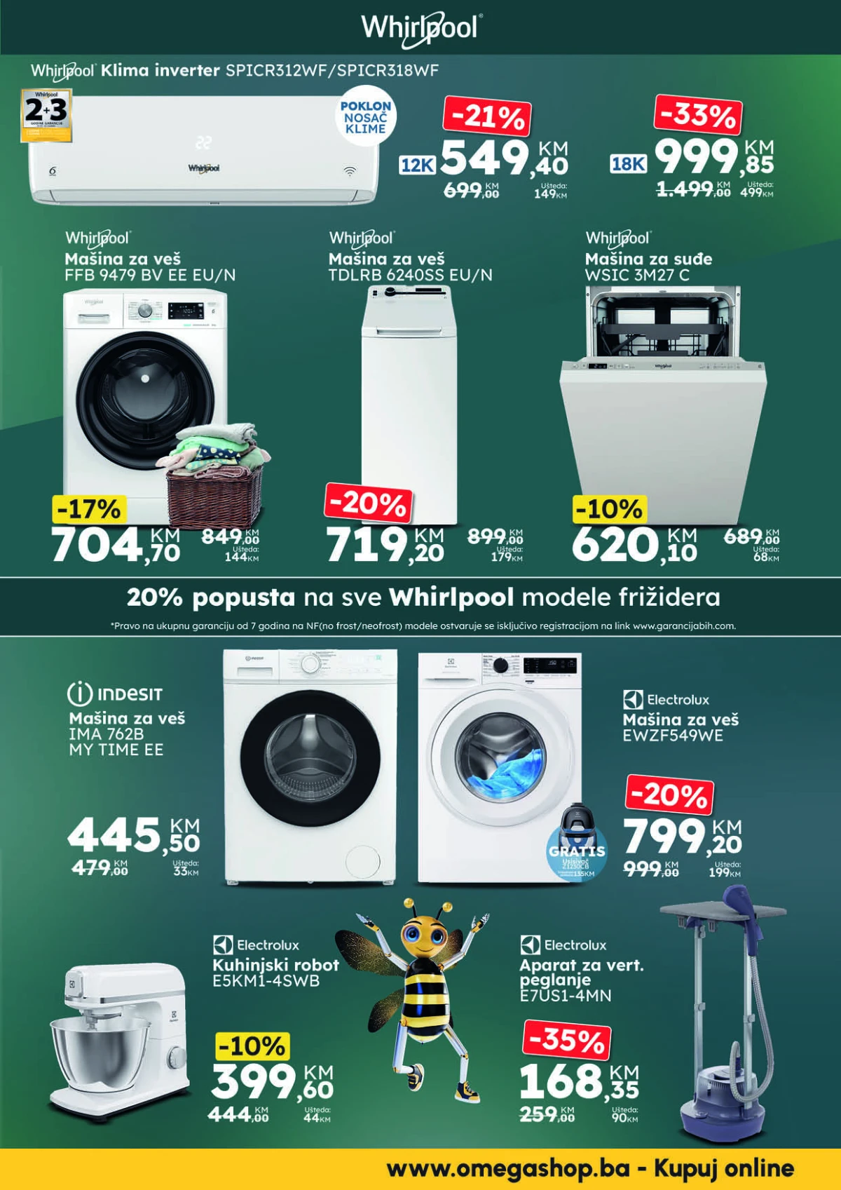 Omega Shop Whirlpool Indesit i Electrolux akcija strana 9