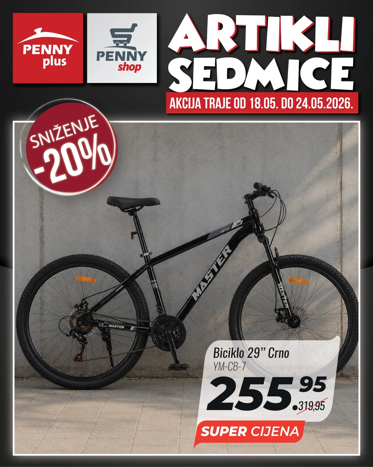Penny katalog strana 1 – bicikla i artikli sedmice do 24.05.2026