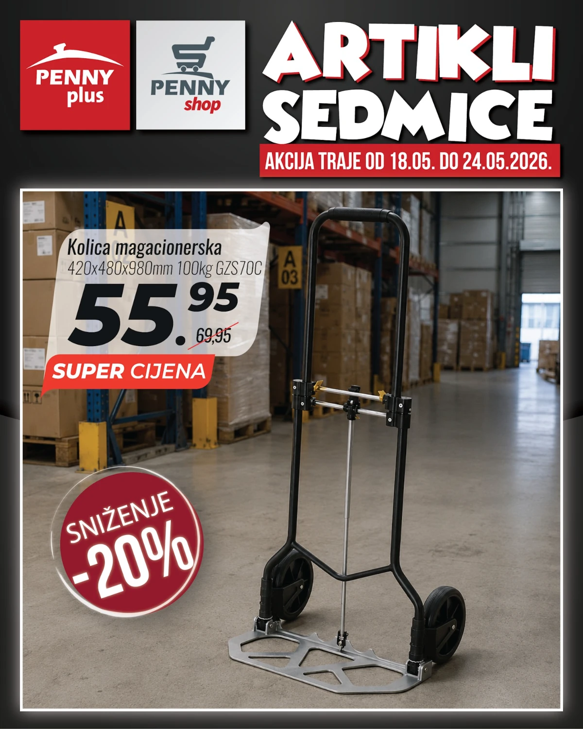 Penny katalog strana 7 – kolica magacionerska na sniženju