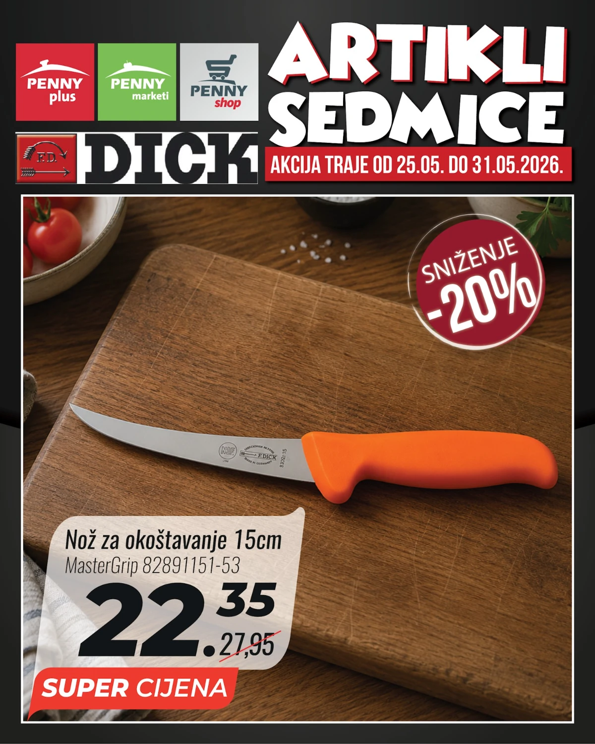 Penny katalog strana 6 – nož za okoštavanje 15 cm na sniženju