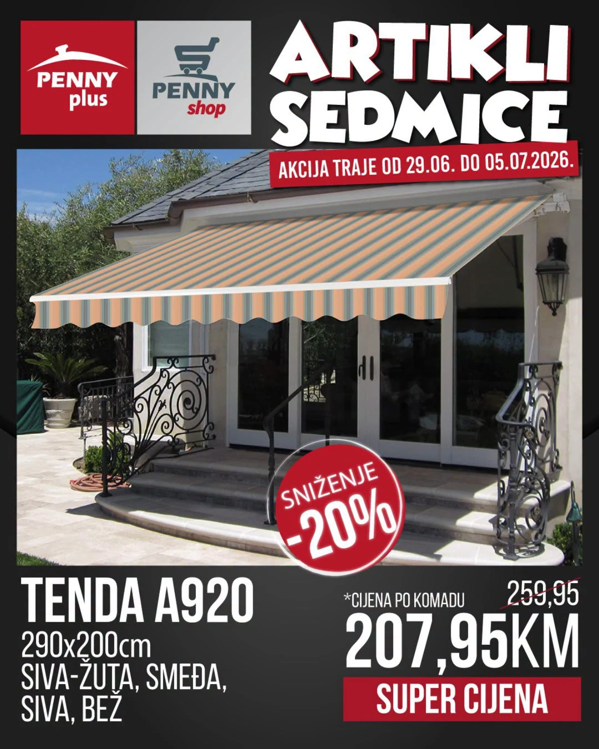 Penny Plus akcija do 30% popusta – Artikli sedmice za dom, vrt i dječiji program od 29.06. do 05.07.2026