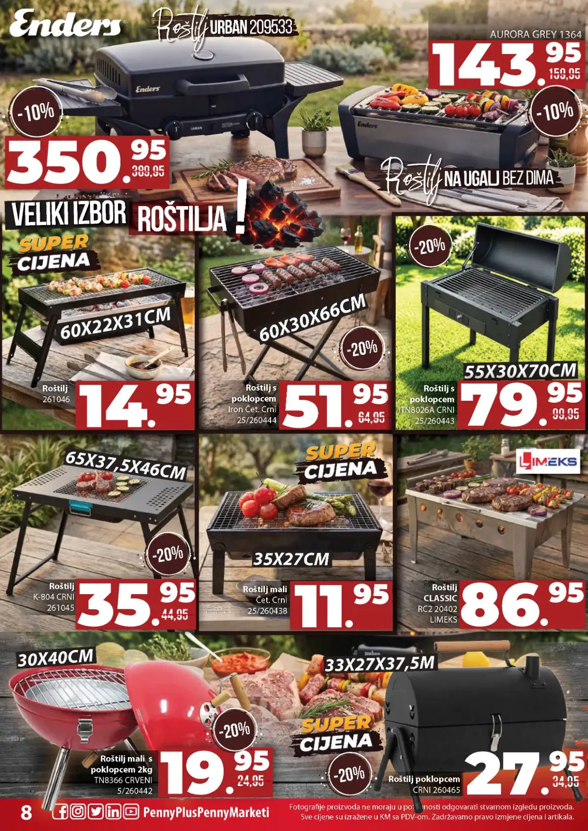 Penny Plus katalog oprema za roštiljanje i dodatci do 24.05.2026 – strana 8