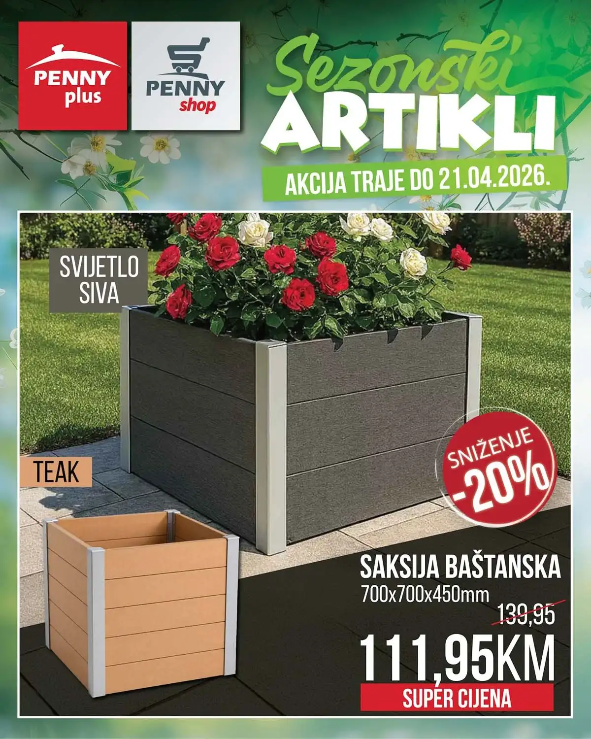 Penny Plus katalog strana 1 – artikli sedmice do 21. aprila 2026