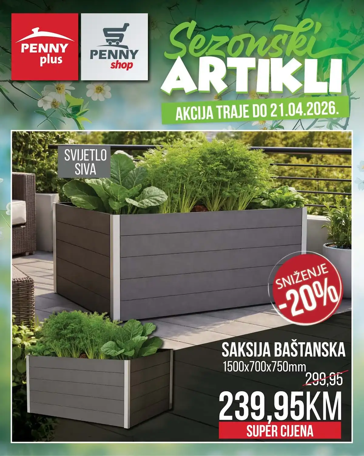 Penny Plus katalog strana 3 – artikli sedmice do 21. aprila 2026