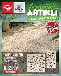 Penny Plus sezonski artikli  – sniženja do 28. aprila 2026