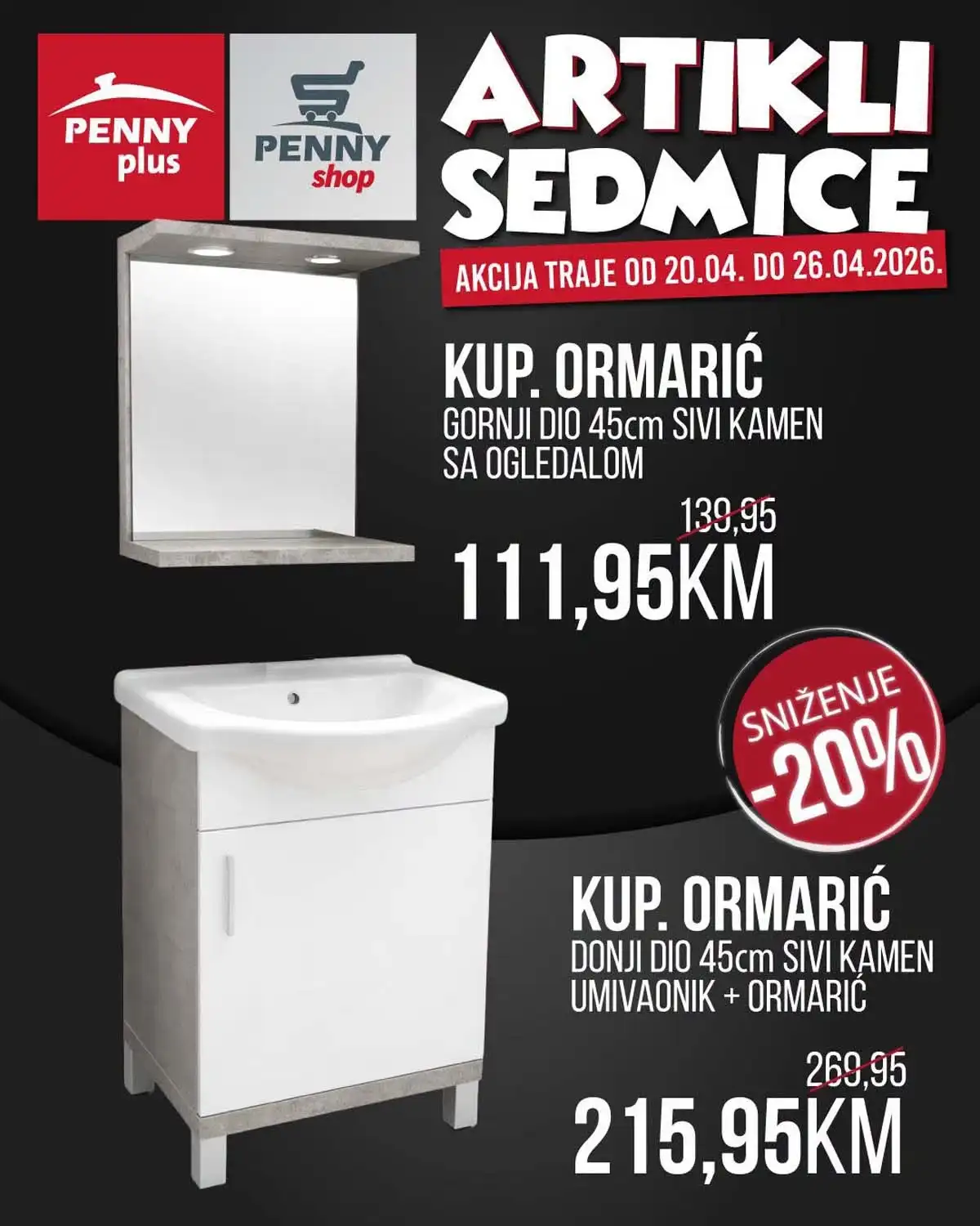 Penny Plus katalog strana 1 – artikli sedmice do 26. aprila 2026
