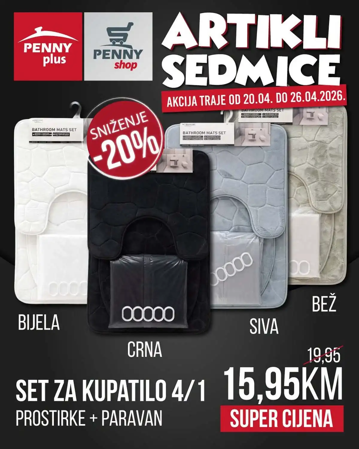 Penny Plus katalog strana 2 – artikli sedmice do 26. aprila 2026