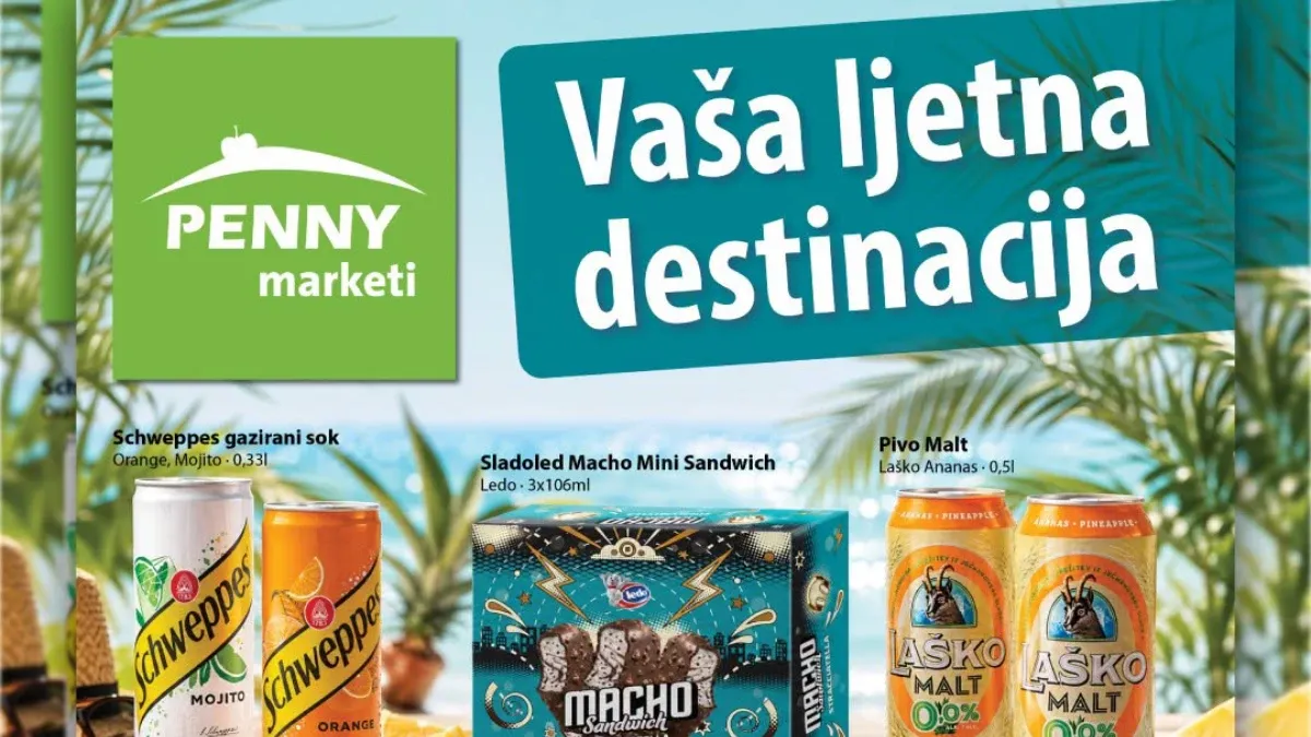 PENNY Marketi katalog od 17.07. do 09.08.2026. – ljetna akcija sa popustima do 38%