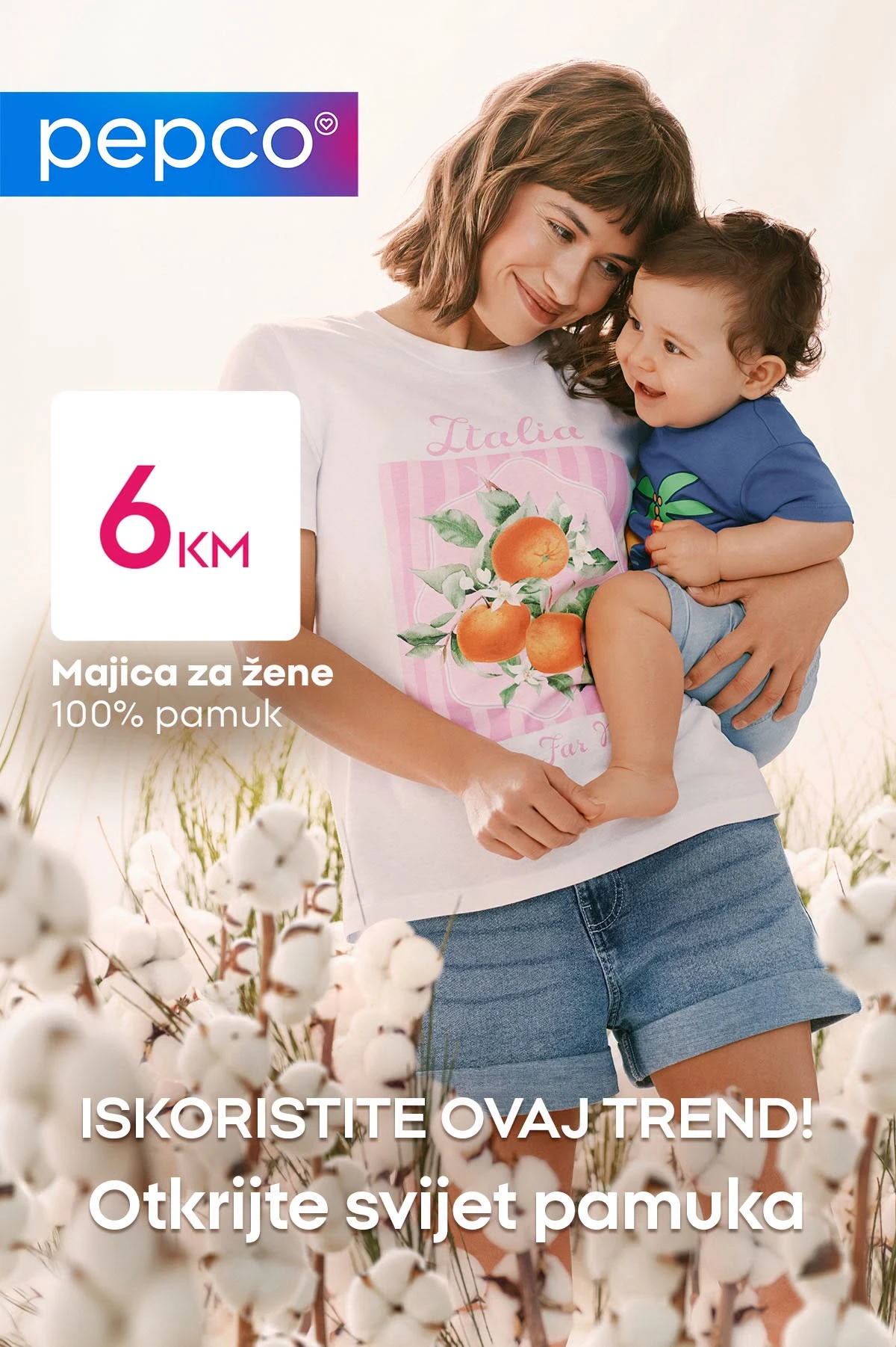 Pepco majice od 4 KM – pamučni modeli za djecu, žene i muškarce