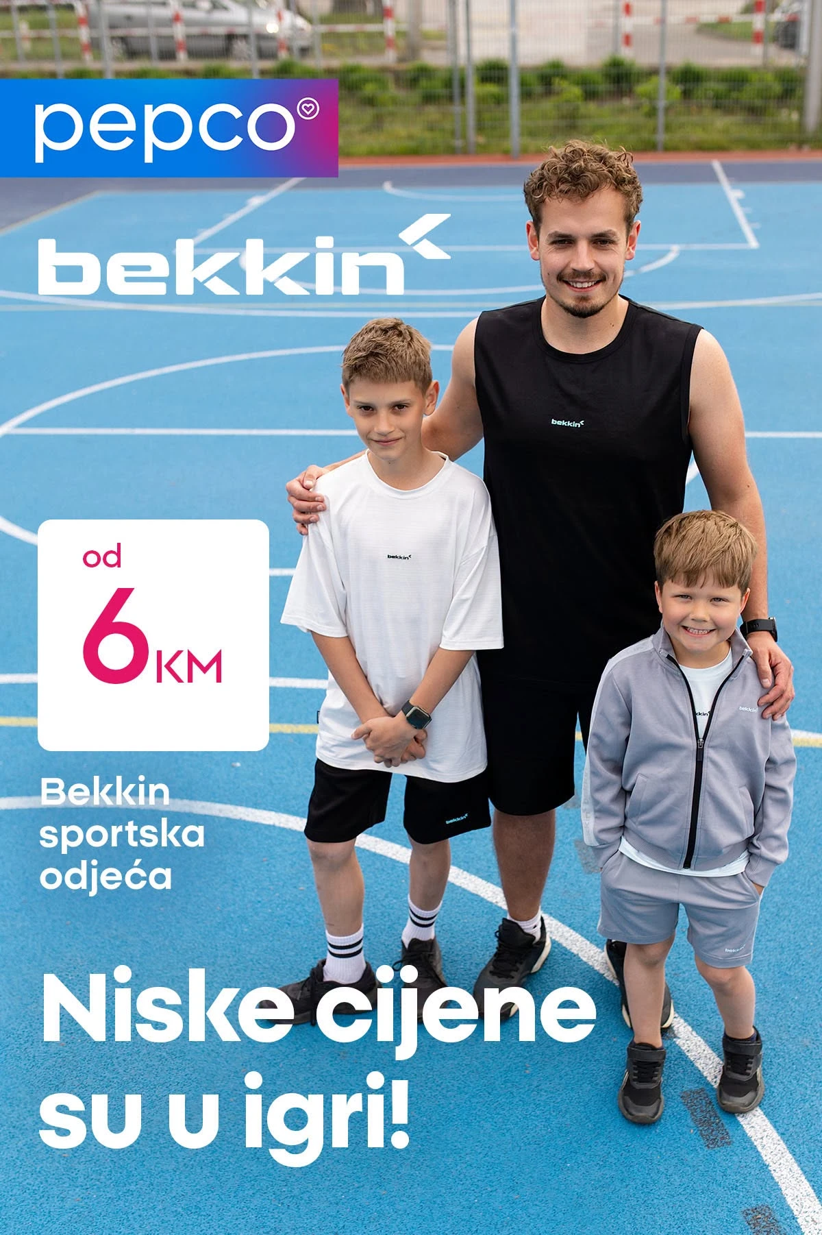 Pepco Bekkin sportska odjeća od 6 KM – dječije i muške majice i šorcevi