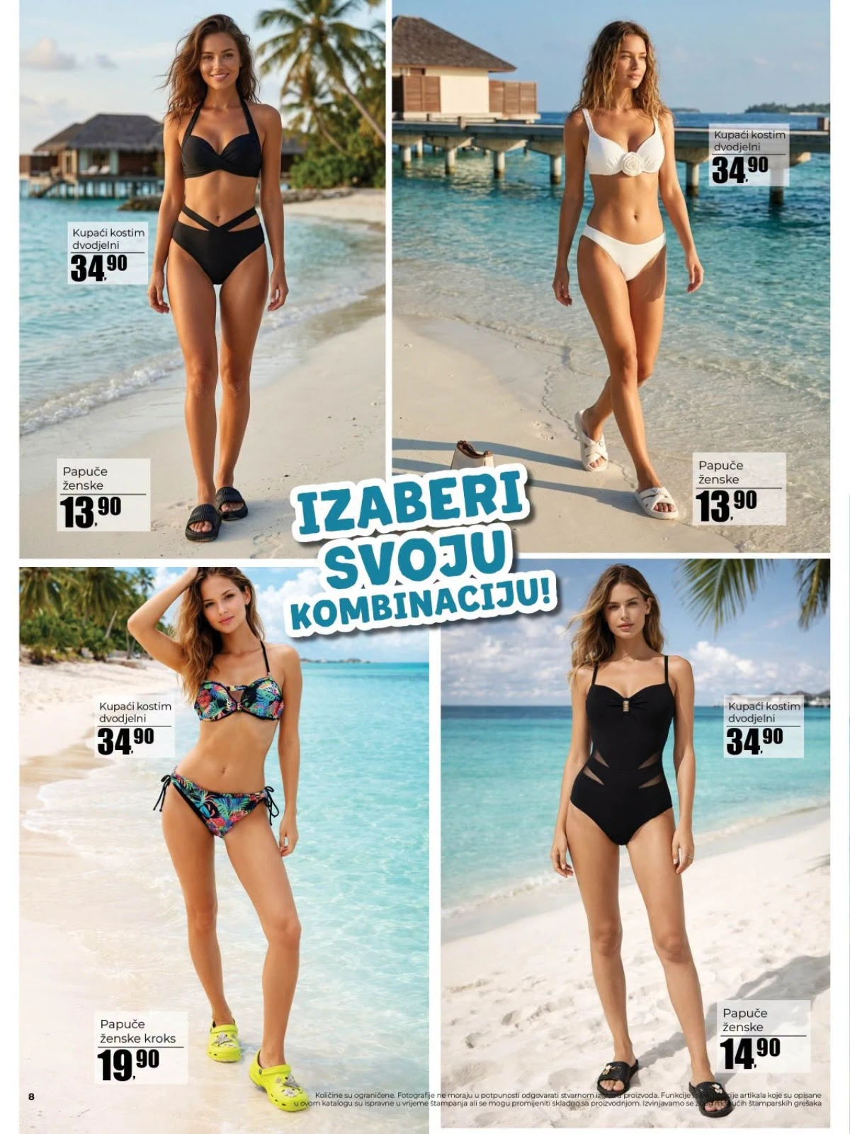 Robot katalog strana 8 – ženski kupaći kostimi i papuče za plažu
