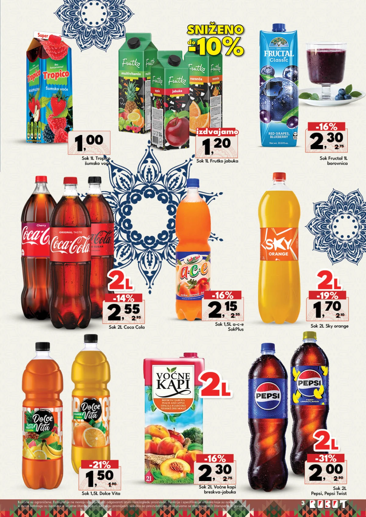Robot Bajramska ponuda maj 2026 strana 3 – čokolade, keksi i slatkiši na sniženju