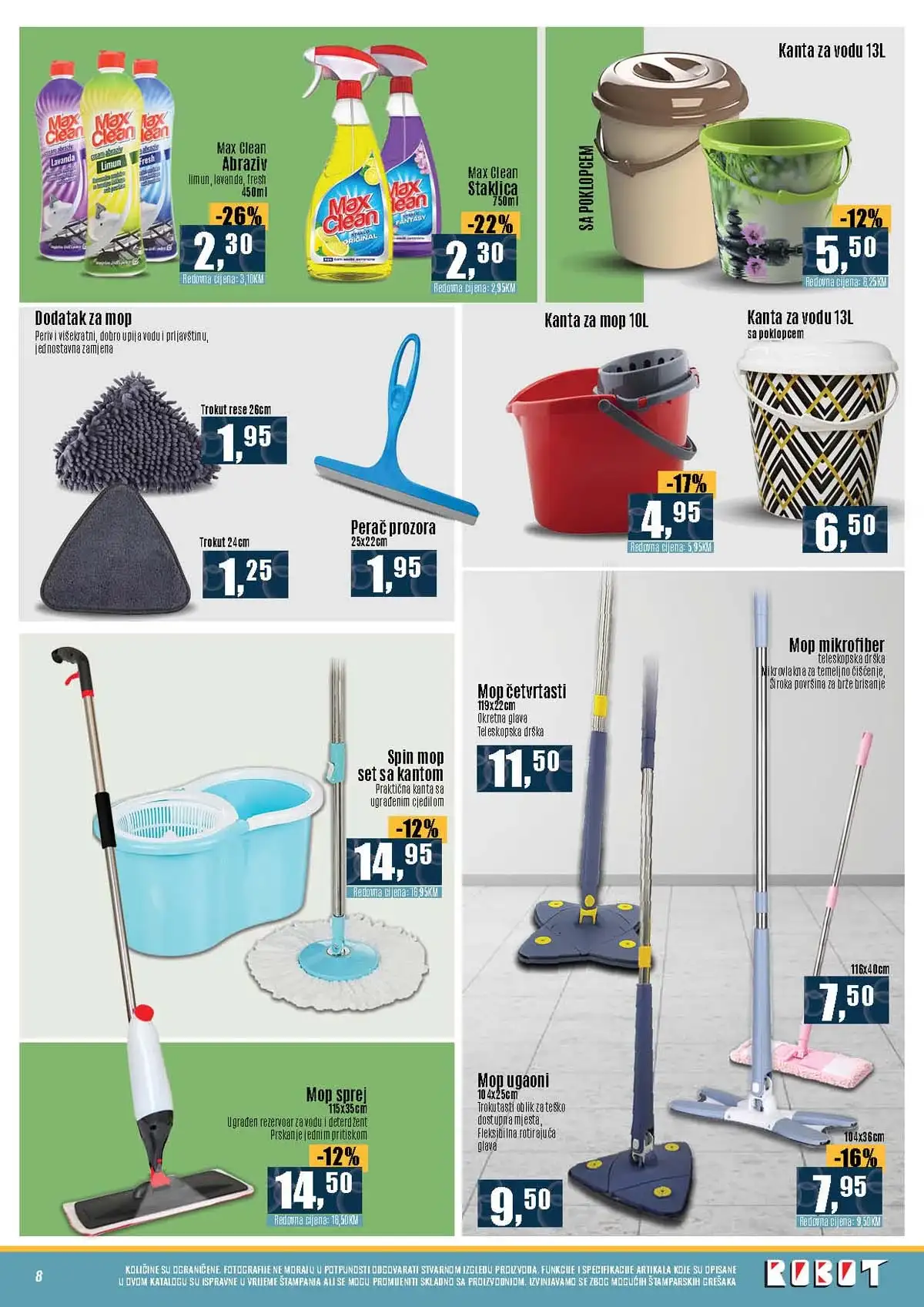 Robot katalog sniženja do 42 posto sredstva za čišćenje april 2026 strana 8