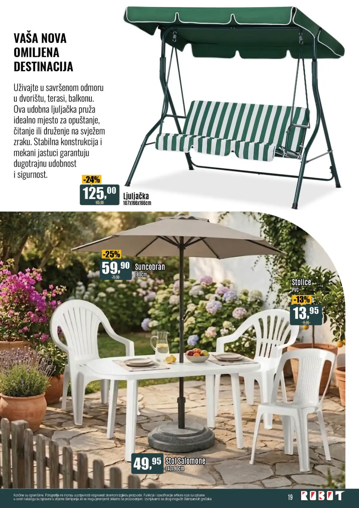 Robot prvomajska akcija do 45 posto sniženja prehrana piće kućne potrepštine april 2026 strana 19