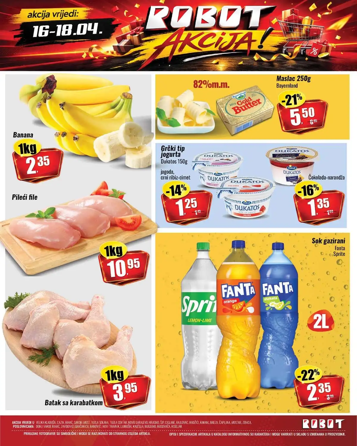 Robot vikend akcija sniženja do 22 posto katalog strana 1 april 2026