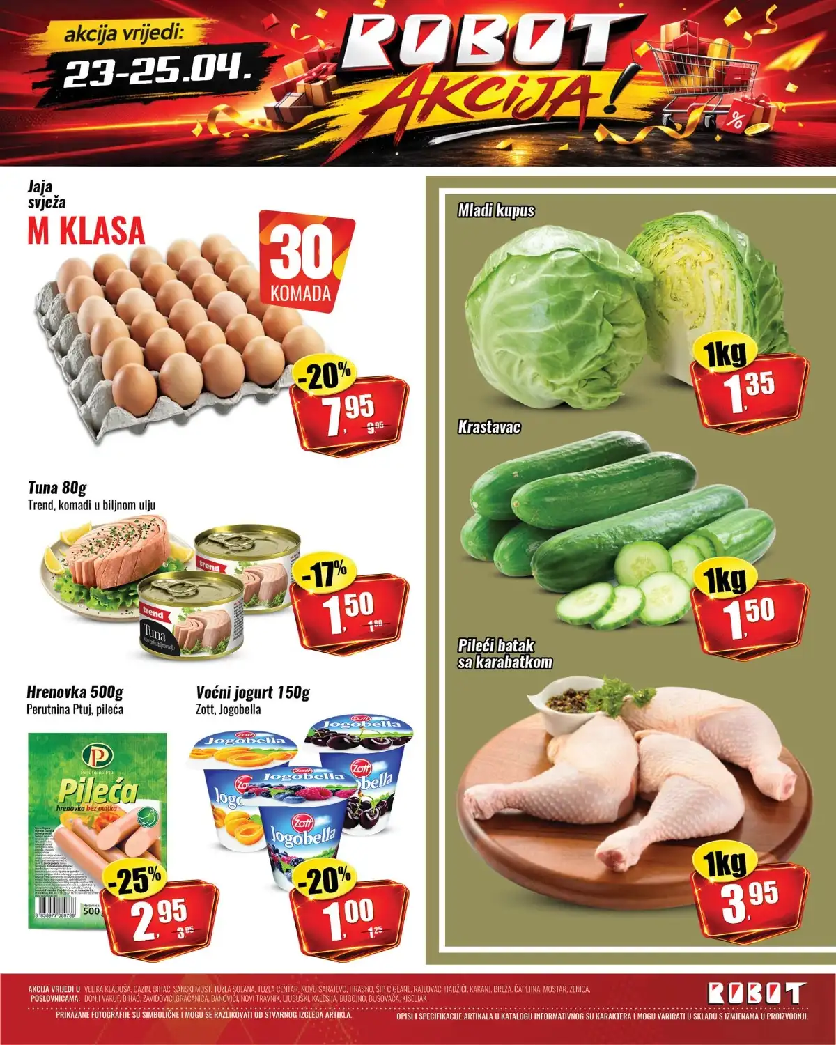 Robot vikend akcija sniženja do 44 posto katalog strana 1 april 2026