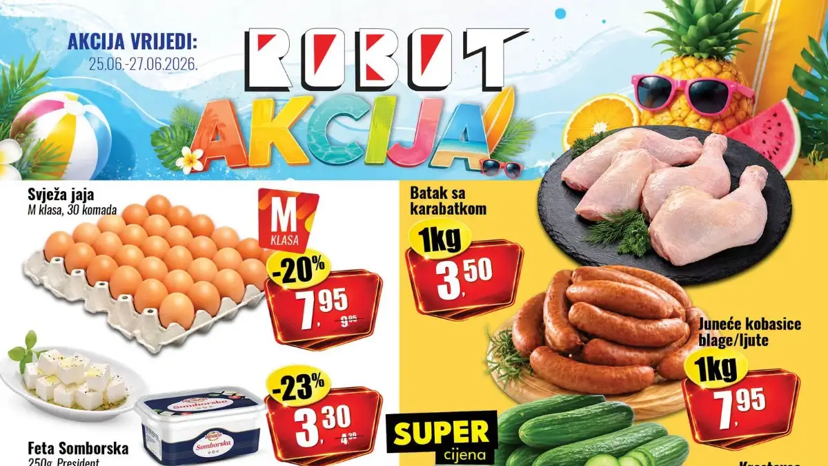 Robot vikend akcija do 29% popusta – snižene cijene za vikend od 25. do 27.06.2026
