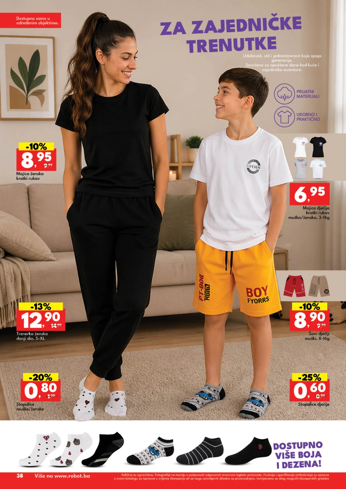 Robot katalog maj 2026 strana 38 sniženja prehrana piće hemija BiH