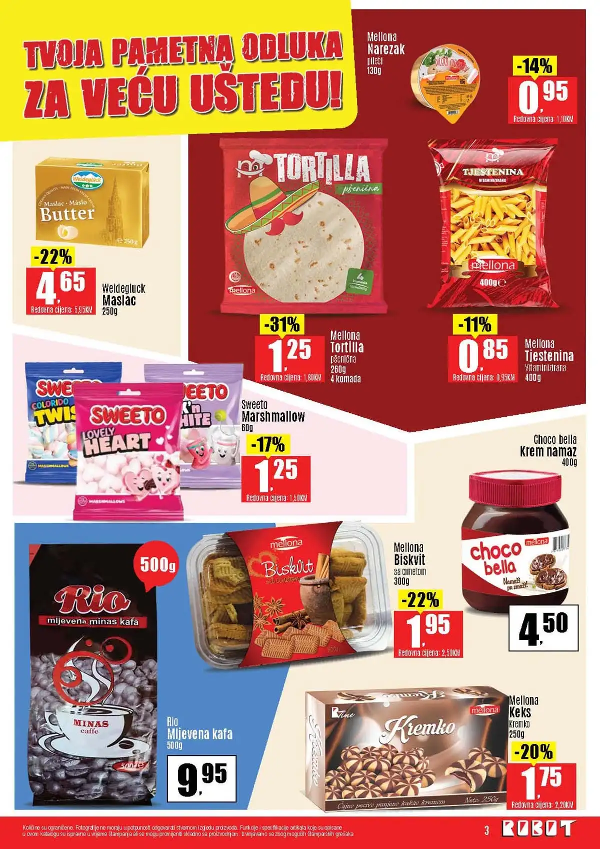 Robot katalog sniženja do 41 posto prehrambeni proizvodi april 2026 strana 3