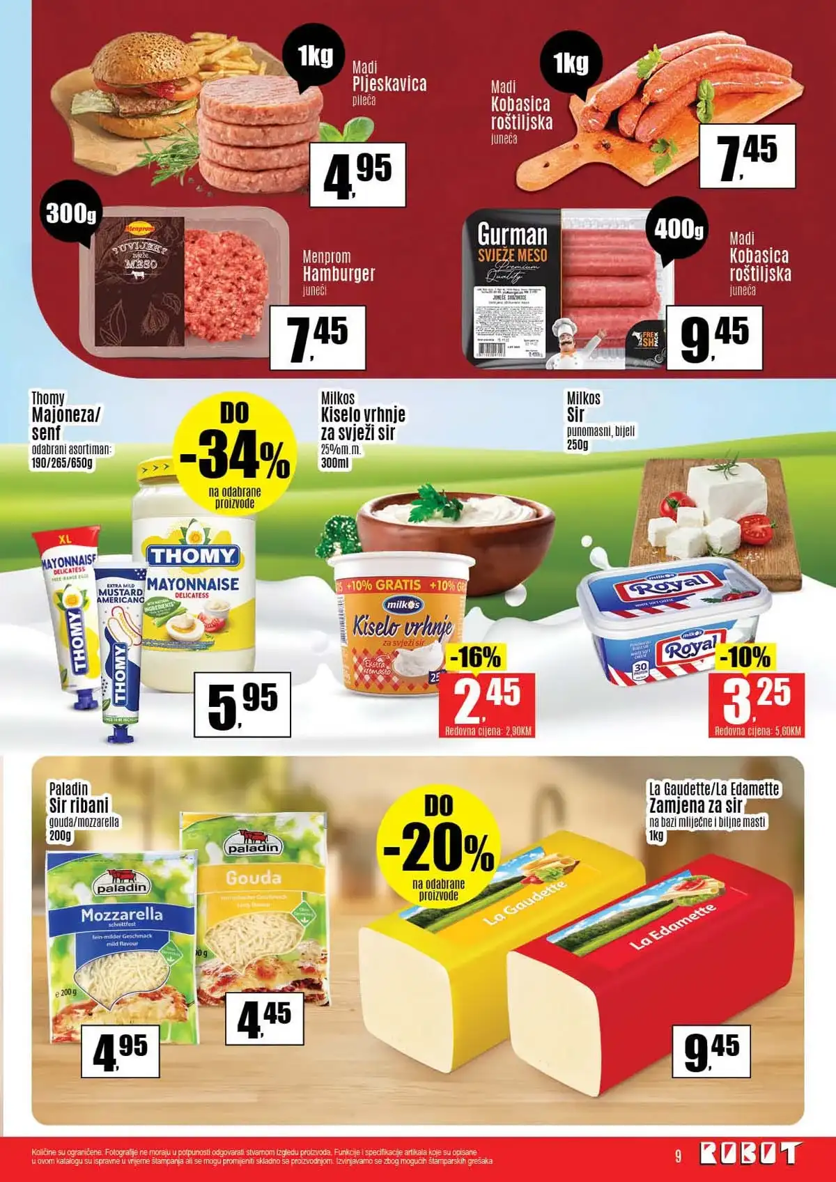 Robot katalog sniženja do 41 posto prehrambeni proizvodi april 2026 strana 9