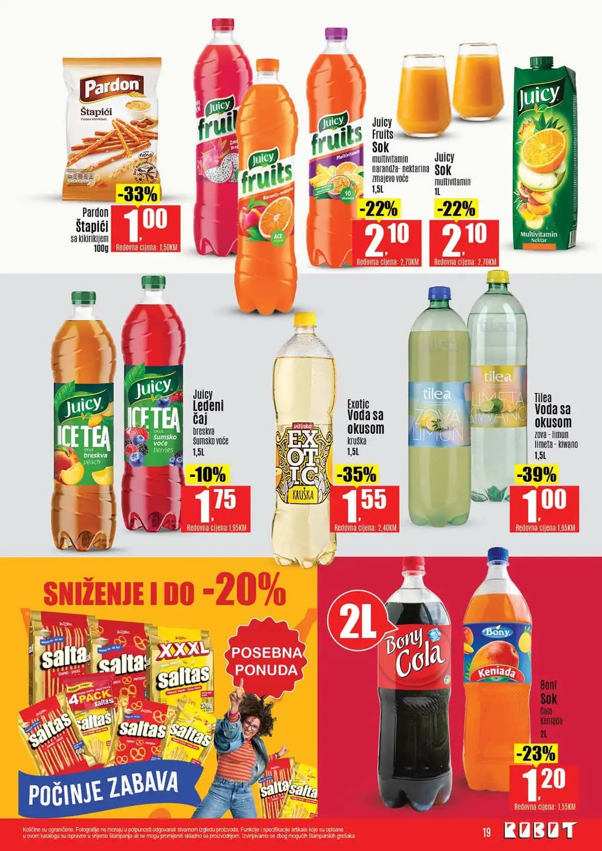 Robot katalog sniženja do 41 posto prehrambeni proizvodi april 2026 strana 19