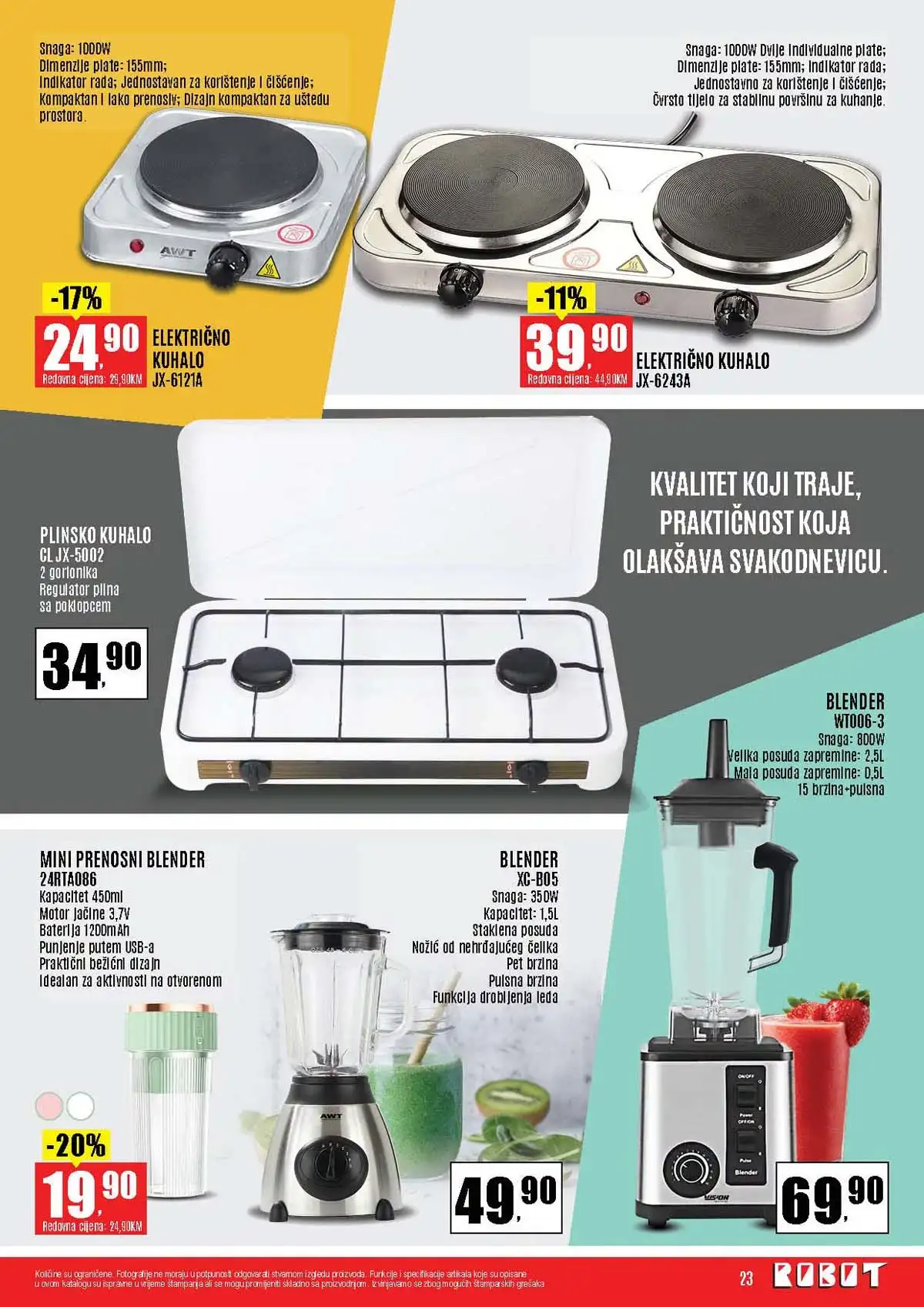 Robot katalog sniženja do 41 posto prehrambeni proizvodi april 2026 strana 23