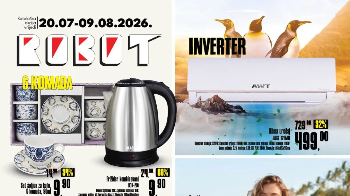 Robot katalog donosi popuste do 60% – nova akcija traje do 09.08.2026.