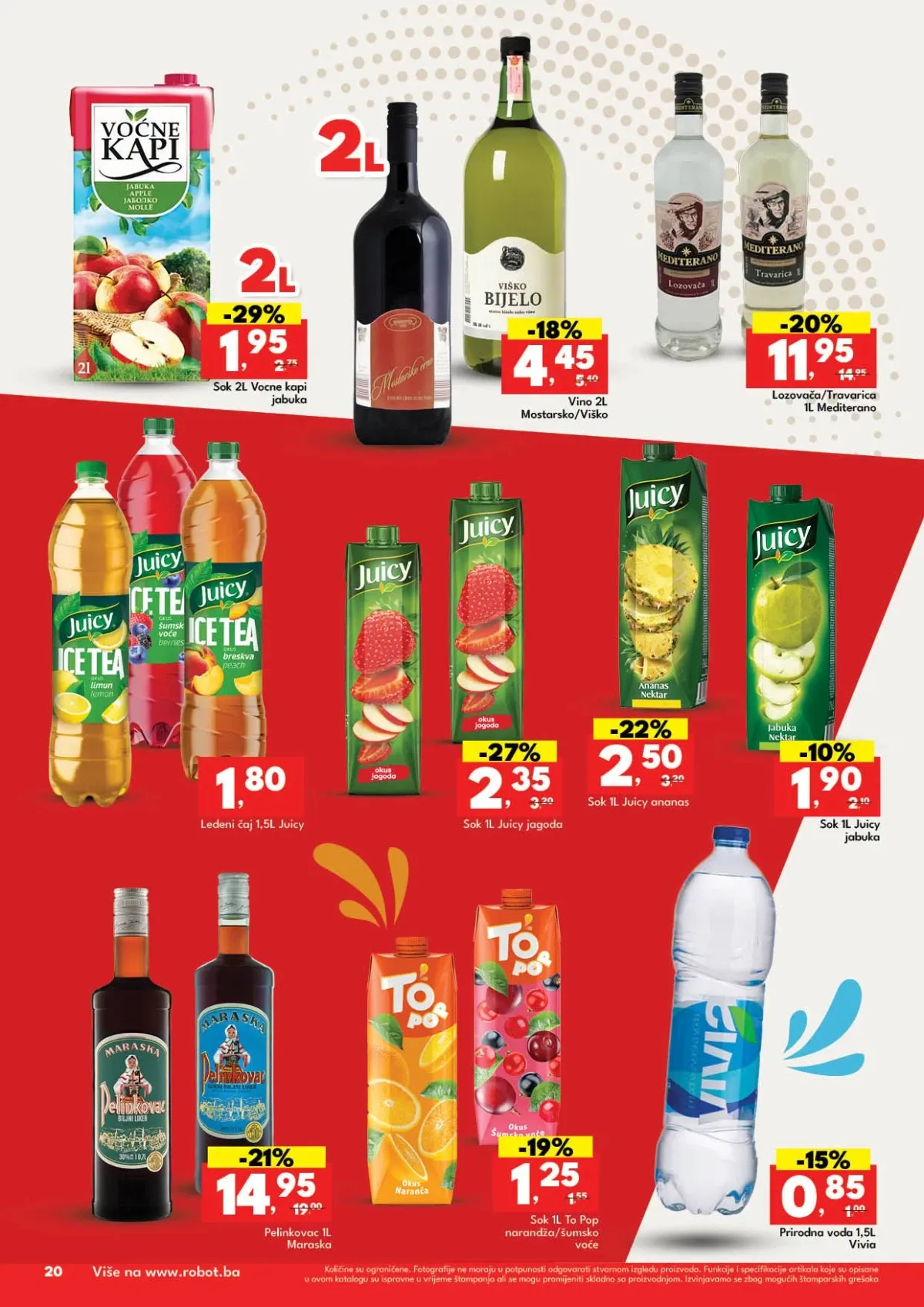 Robot katalog donosi akciju na Franck kafu, Cedevitu i Chio proizvode
