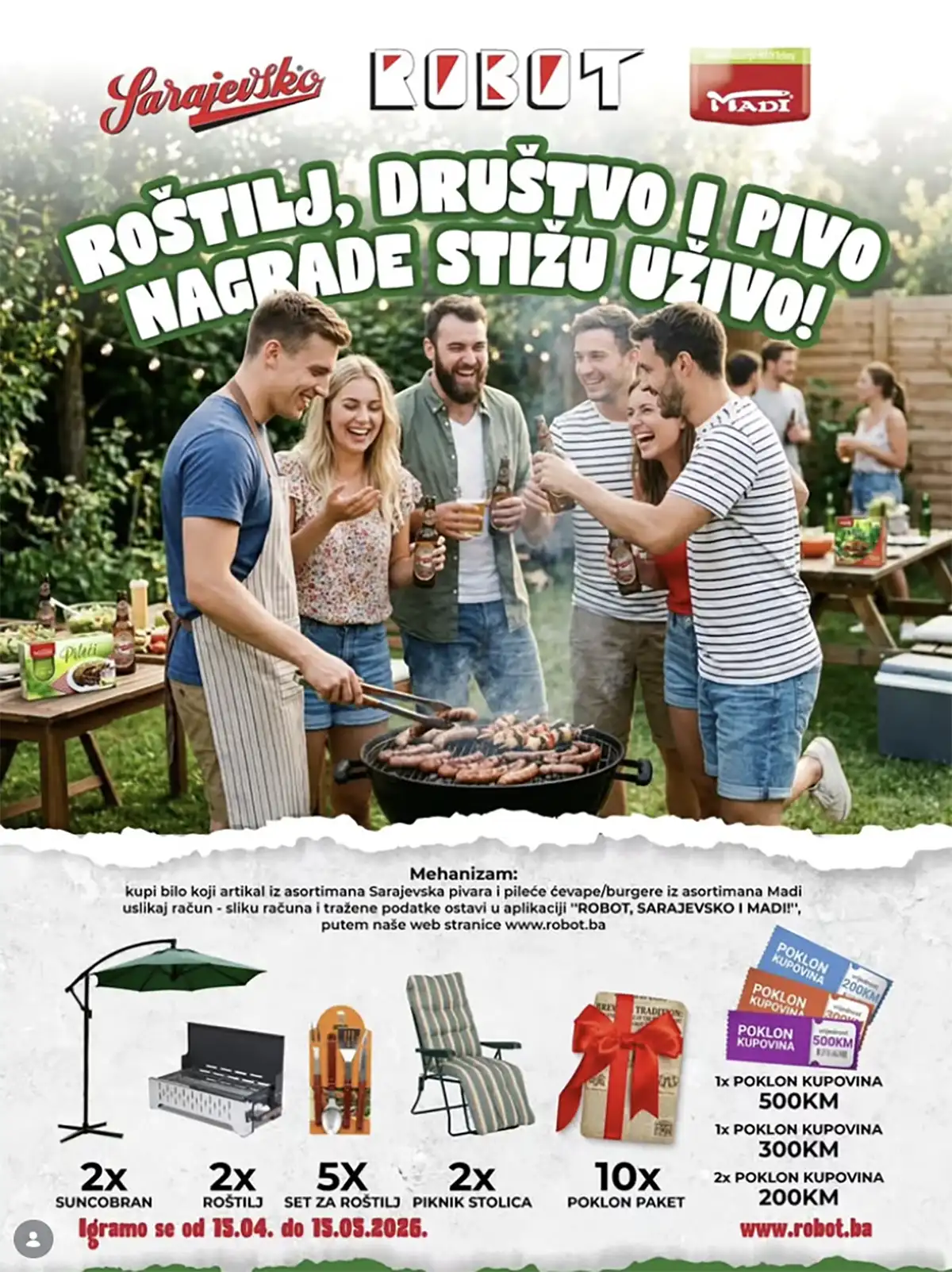 Robot nagradna igra Sarajevska pivara Madi pokloni 2026 strana 1