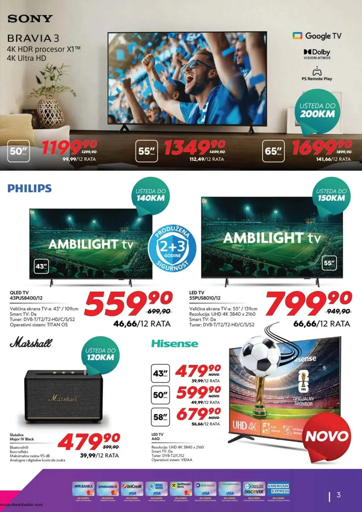 Tehnomag frižideri, zamrzivači i bijela tehnika na sniženju – katalog do 30. aprila 2026, strana 3