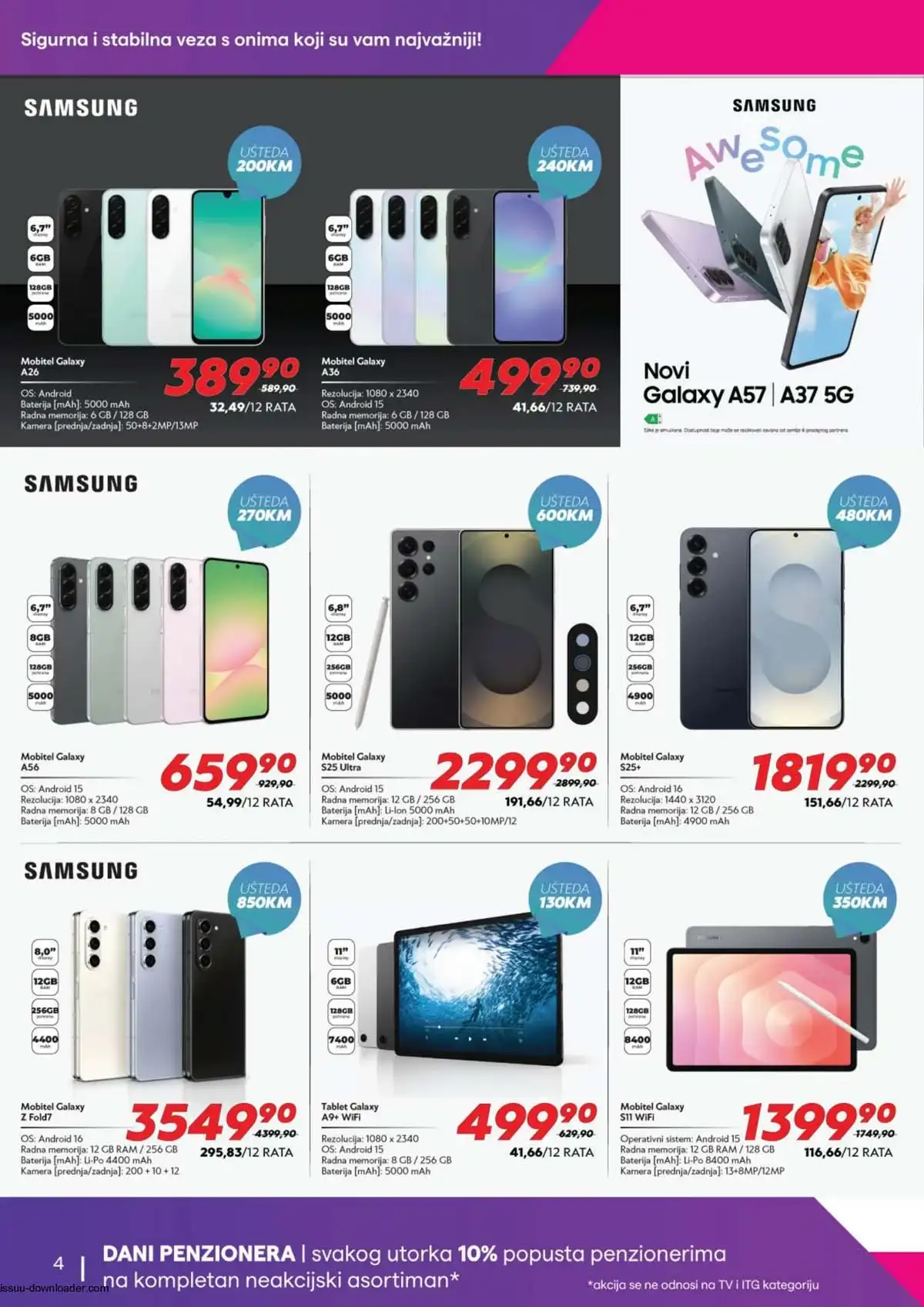 Tehnomag veš mašine, sušilice i kućanski aparati na akciji – katalog do 30. aprila 2026, strana 4