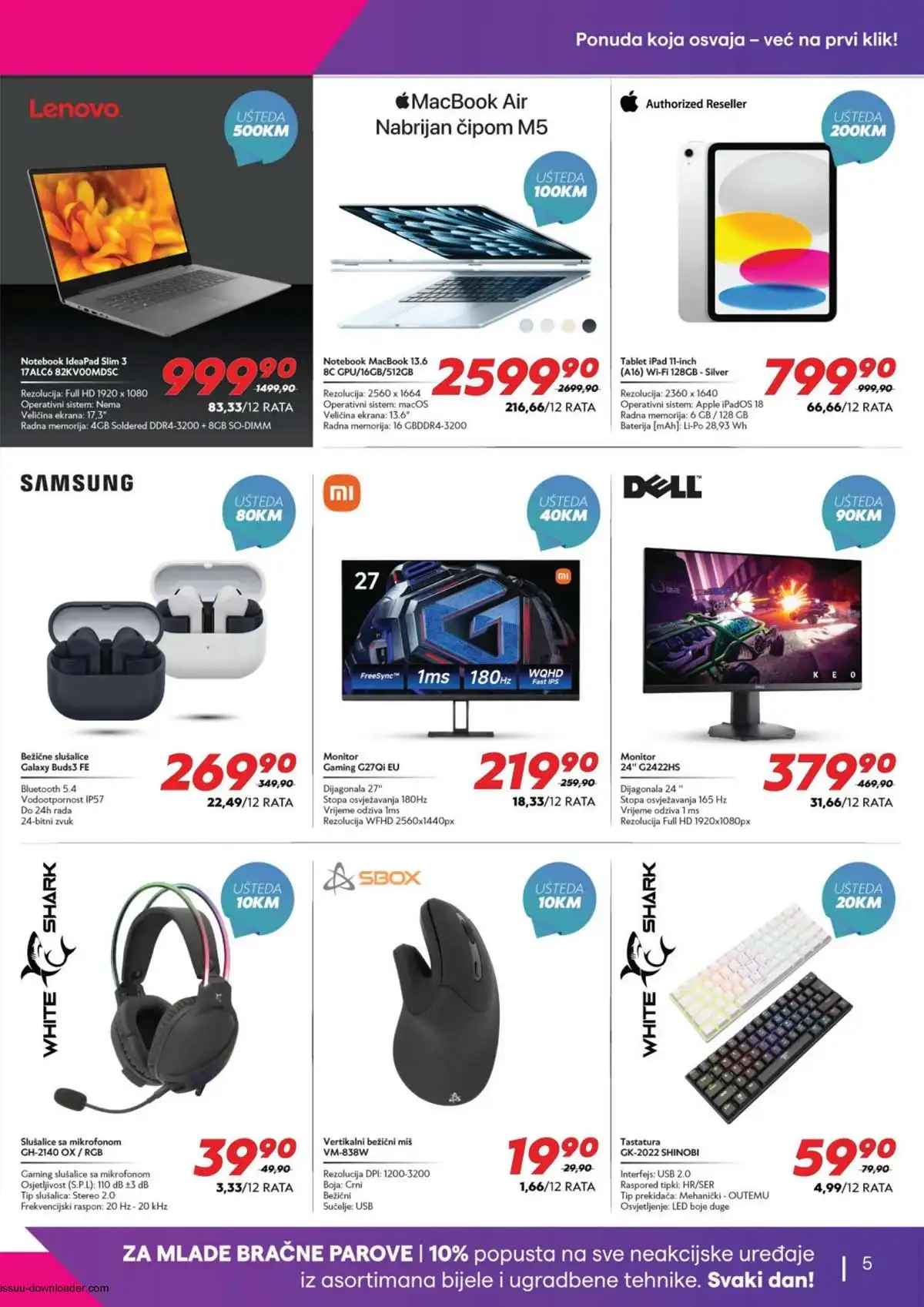 Tehnomag mali kućni aparati i kuhinjski uređaji na sniženju – katalog do 30. aprila 2026, strana 5