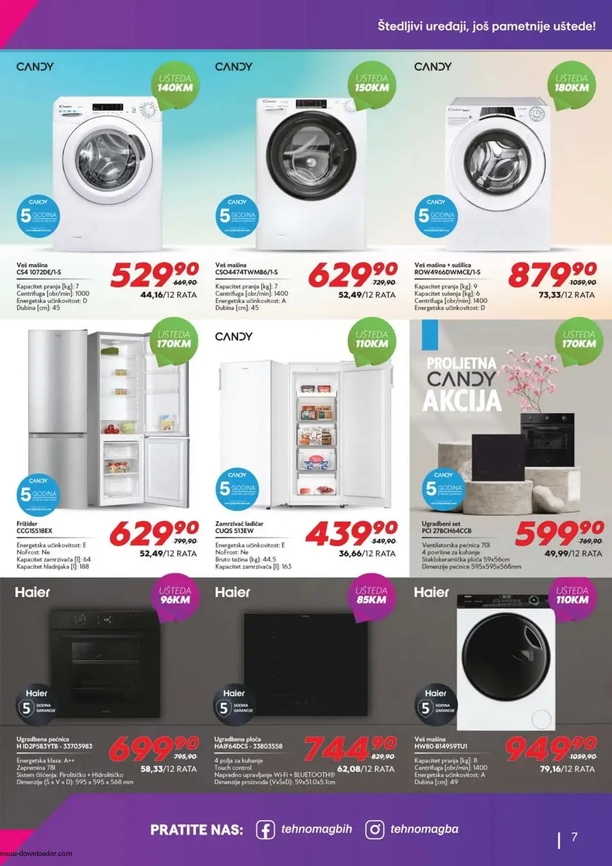 Tehnomag klima uređaji i grijanje na sniženju – katalog do 30. aprila 2026, strana 7