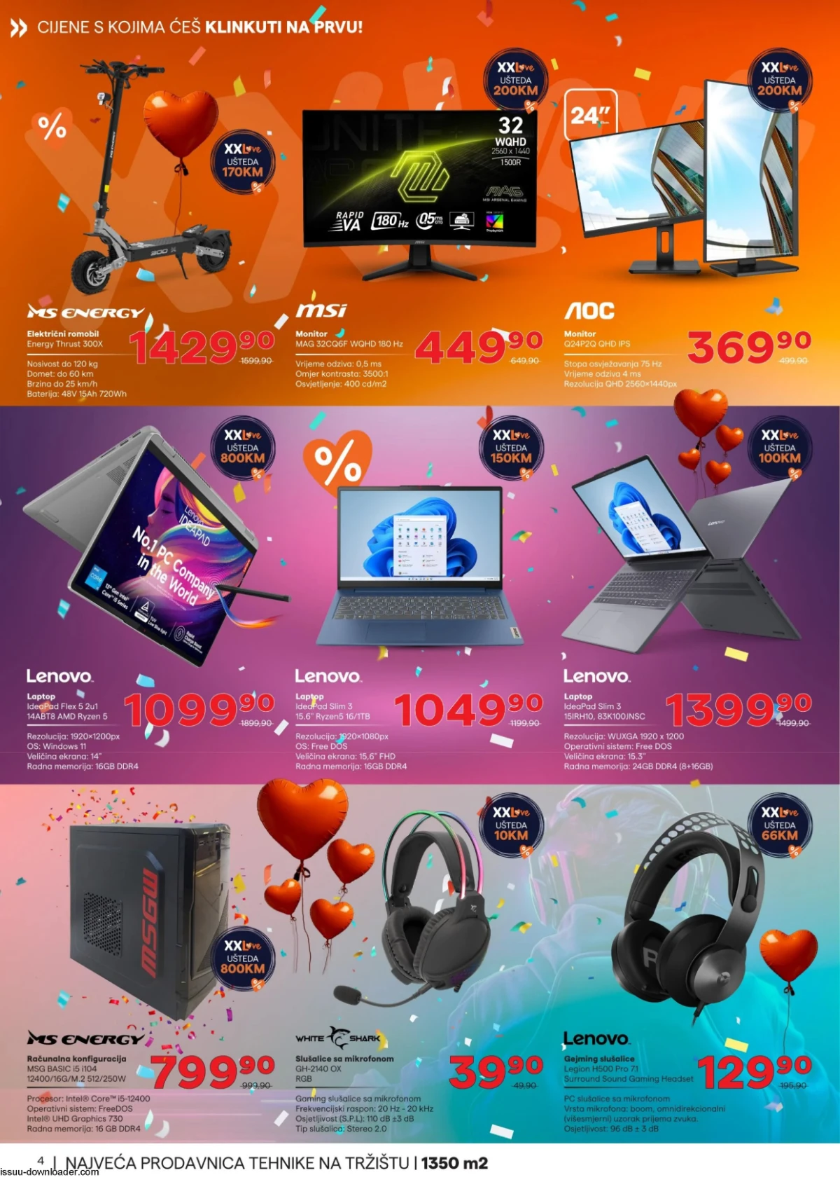 Tehnomag laptopi, monitori i gaming oprema na akciji do 31.05.2026