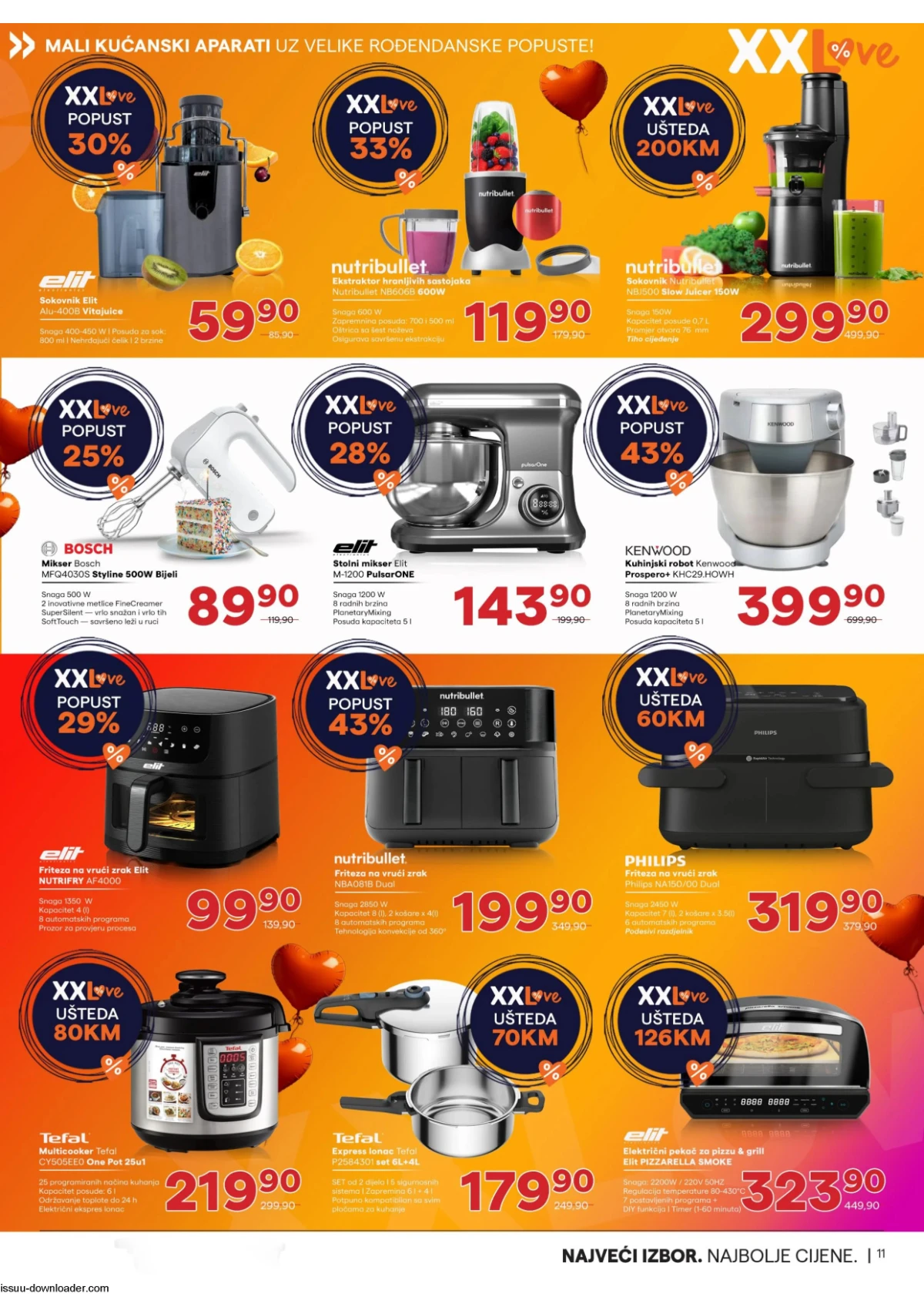Tehnomag air fryer, mikseri i mali kućanski aparati na sniženju do 31.05.2026
