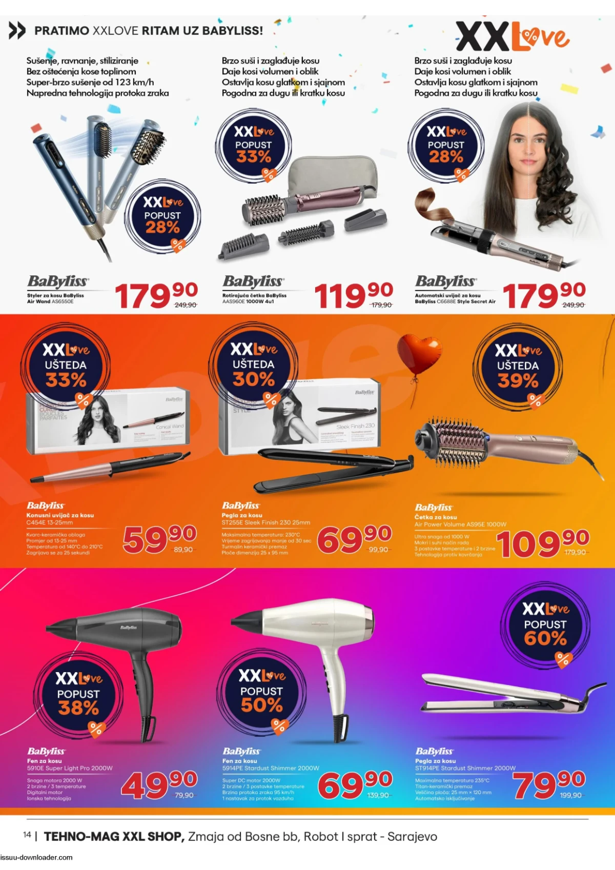 Tehnomag Babyliss uređaji za njegu kose na akciji do 31.05.2026