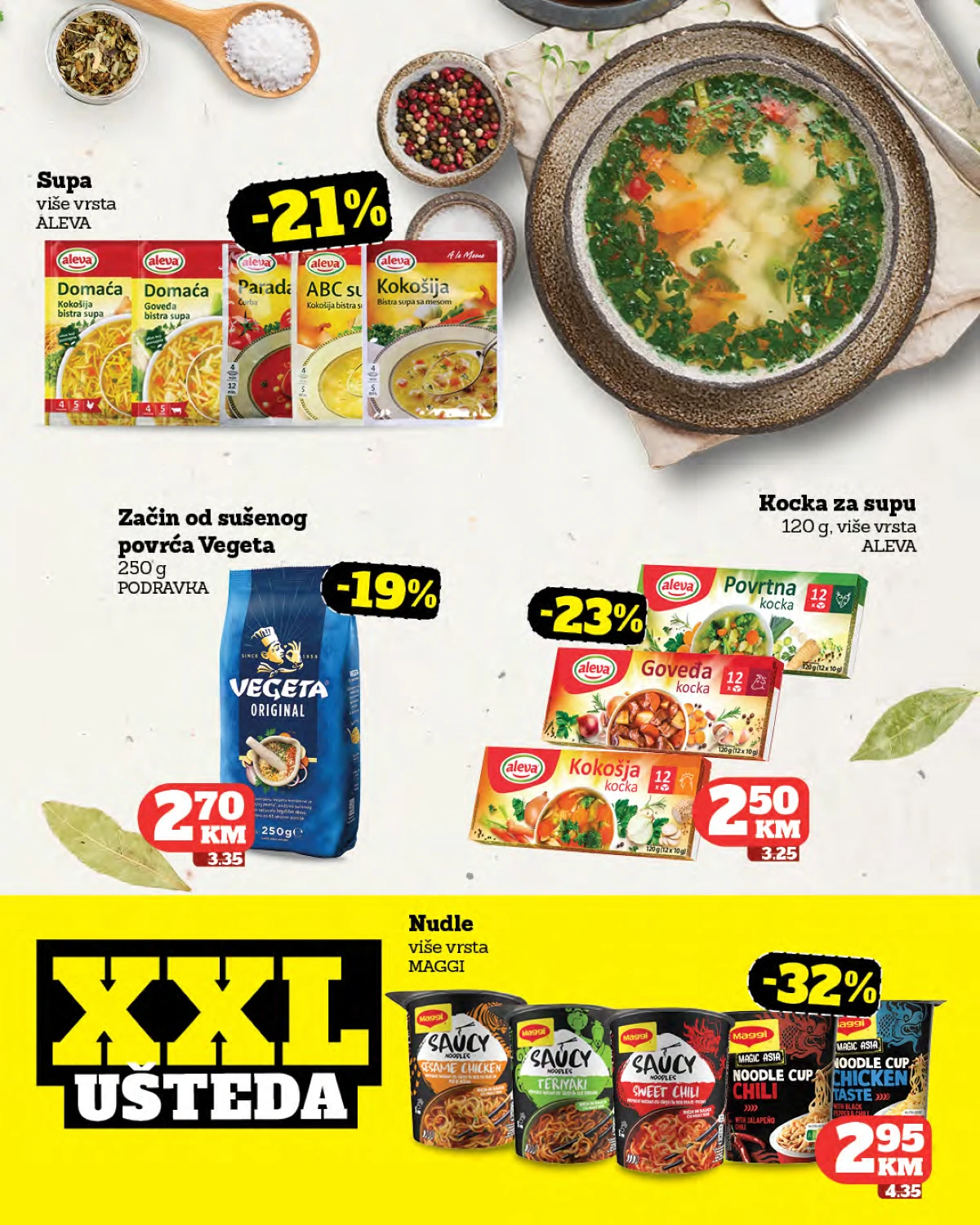 Crvena Jabuka katalog do 07.07.2026 – supe, Vegeta i nudle na akciji