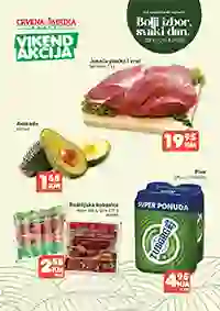 Crvena jabuka vikend akcija katalog sniženja prehrane do 25. aprila 2026