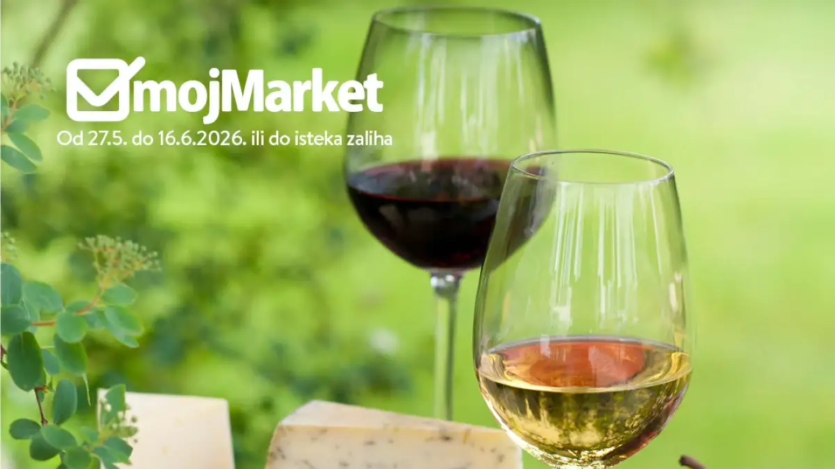 Moj Market katalog akcija do 40 posto – prehrana, suhomesnati proizvodi, sirevi i XXL uštede do 16.06.2026