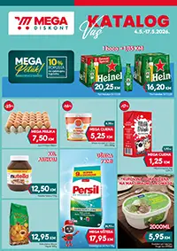Mega Diskont katalog maj 2026 sniženja do 49% akcija