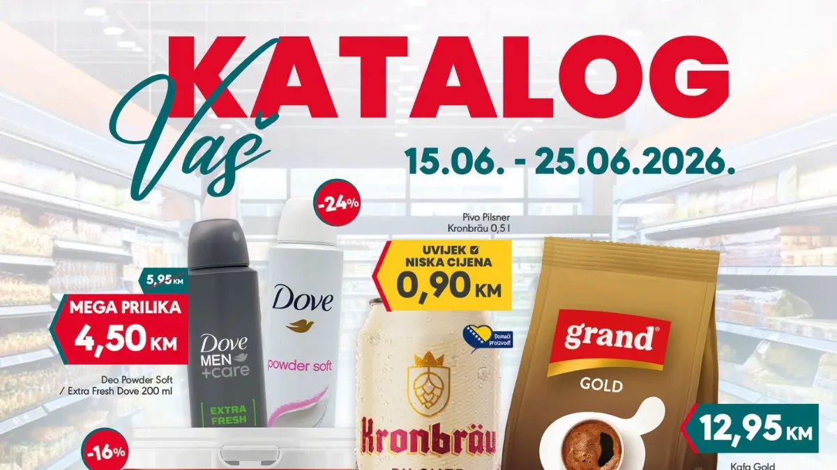 Mega Diskont katalog do 25.06.2026 – Nutella, Grand kafa, Classy proizvodi i Mega Petak akcije