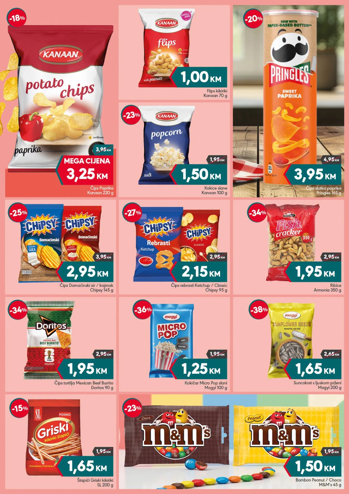 Mega Diskont katalog do 25.06.2026 – grickalice, čips i slatkiši na akciji
