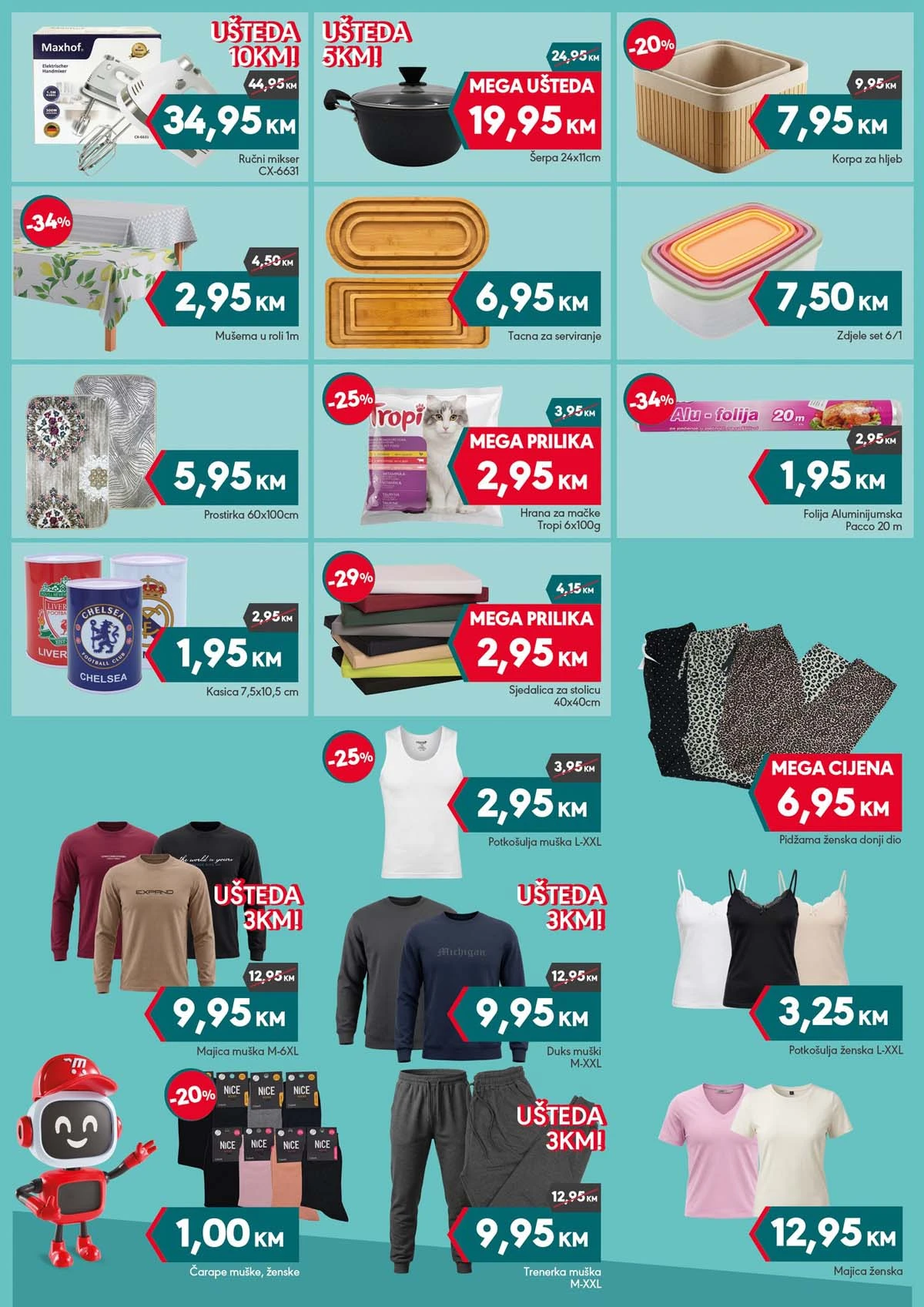 Mega Diskont katalog sniženja kućne potrepštine i prehrana BiH